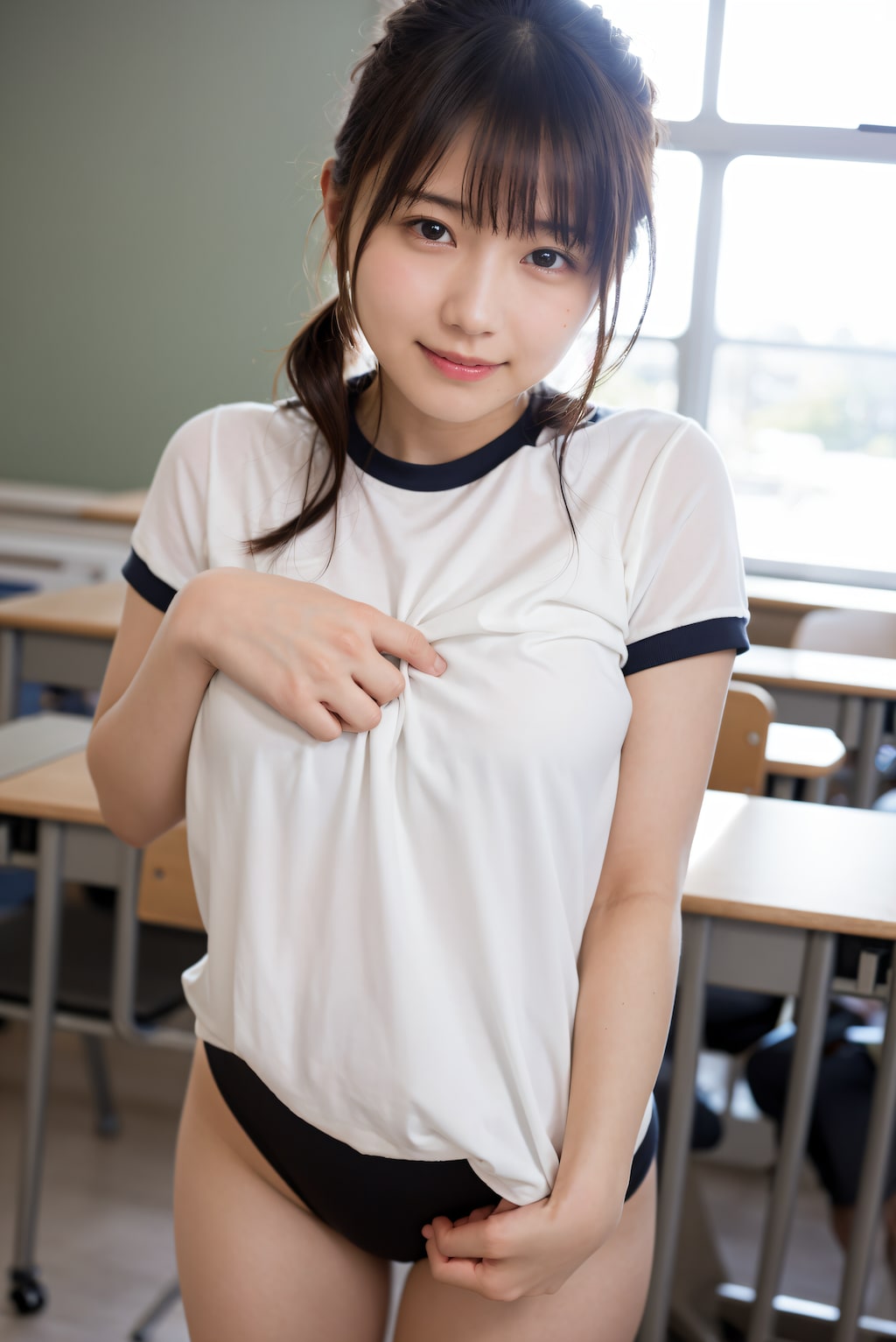 体操服の女性 6