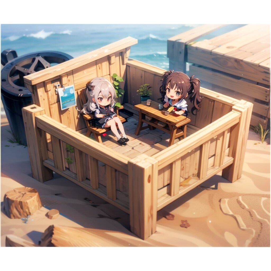 砂浜の箱庭２