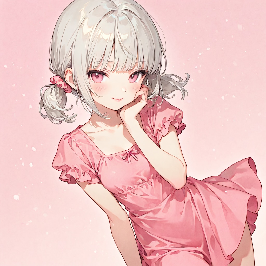 おさげツイン