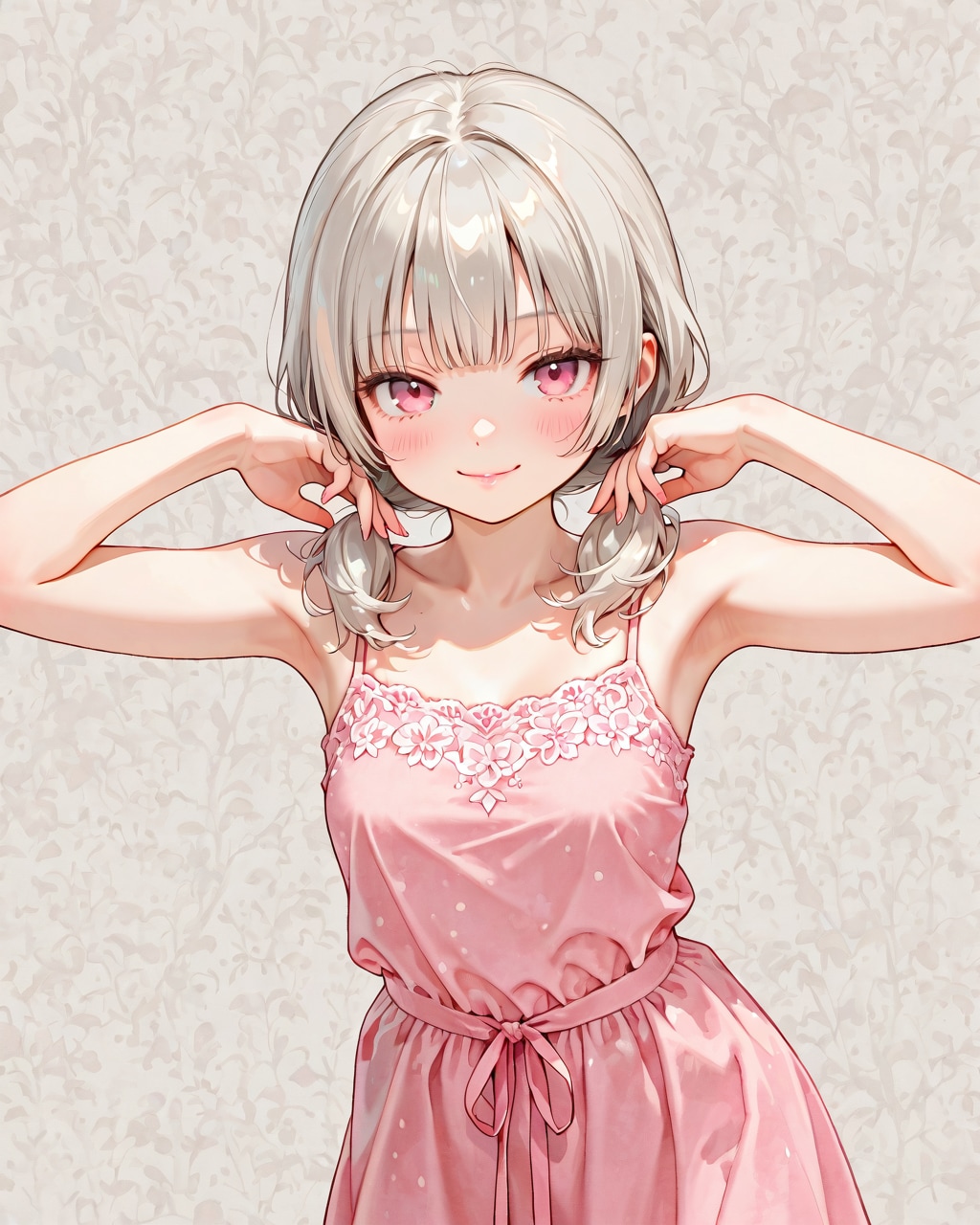 おさげツイン