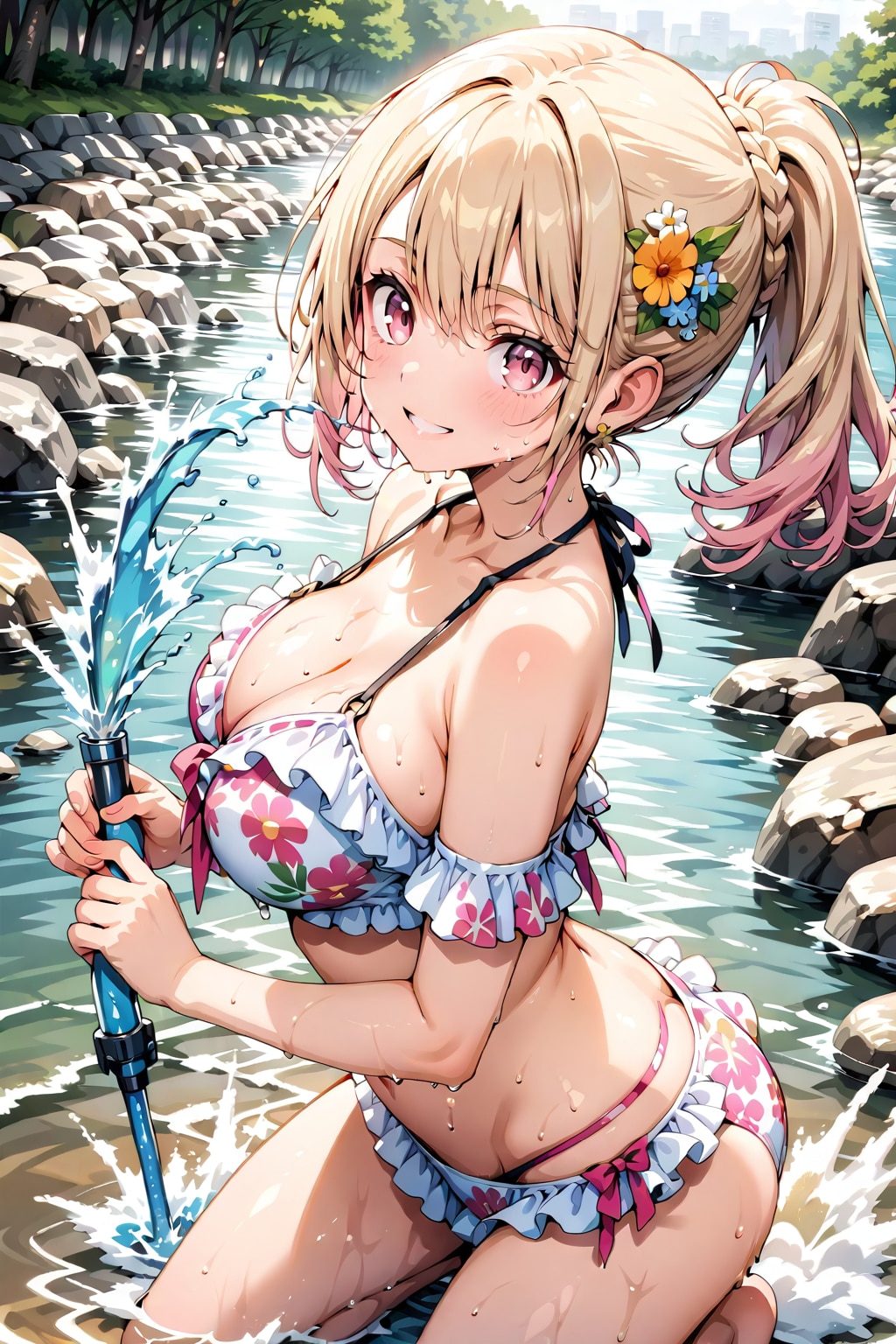 水辺のまわりん（よその子 まわりん）