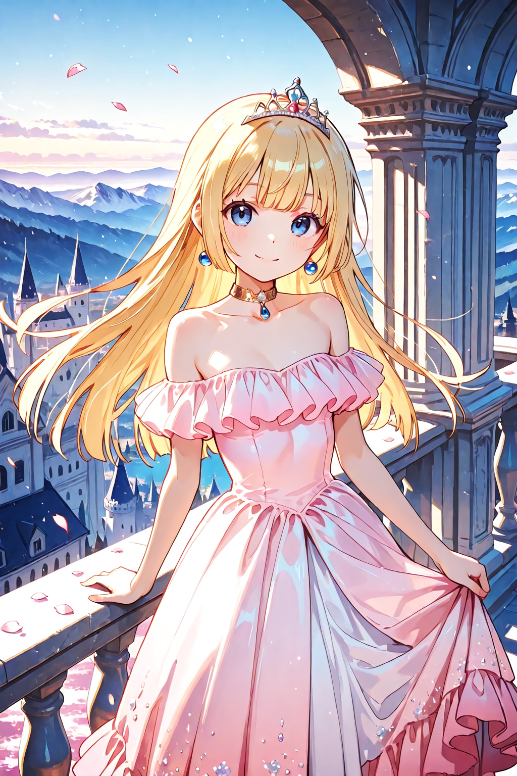 自撮り棒 どこに隠した お姫様 | の人気AIイラスト・グラビア