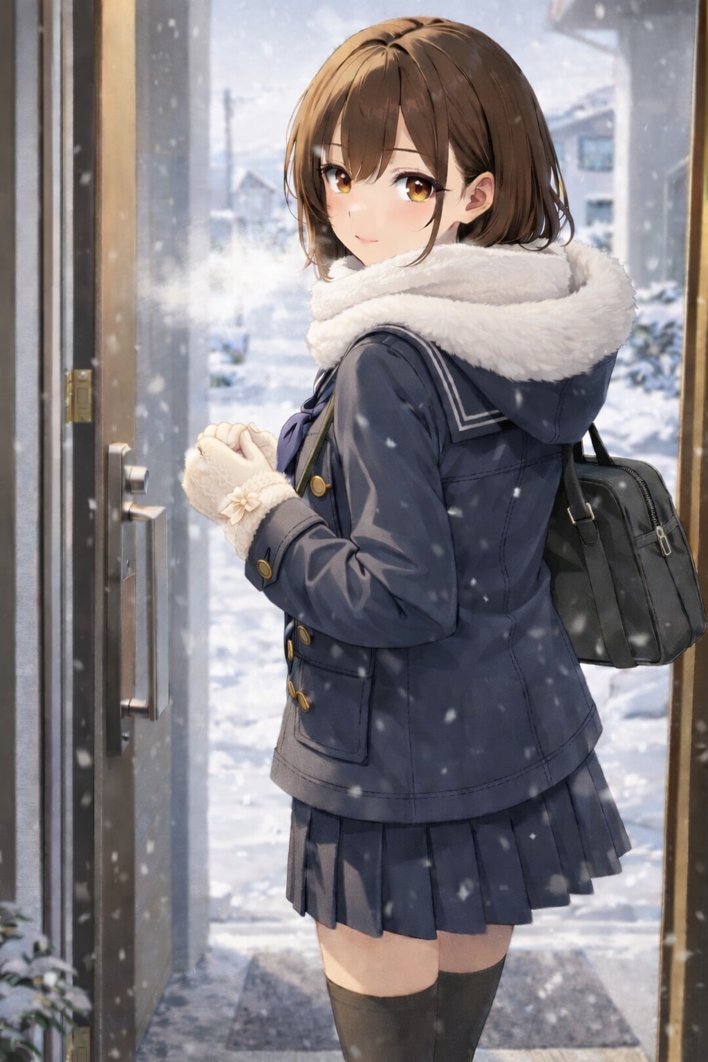 「寒いけどお仕事頑張ってね✨」