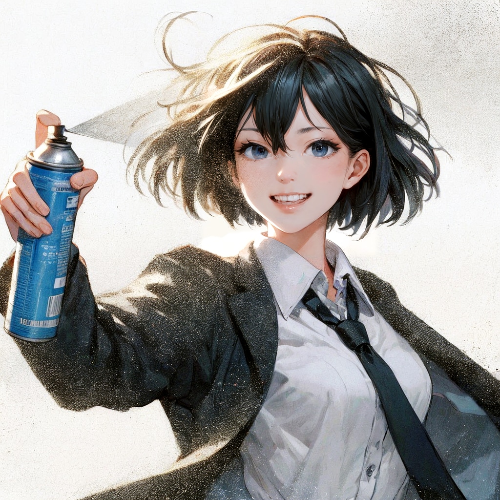 殺虫剤と少女 | の人気AIイラスト・グラビア