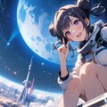 宇宙旅行と美少女　ハートマークもあるよ 10枚目