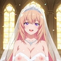 乳首丸見えのウェディングドレスを着た帆波ちゃんと結婚したい 3枚目