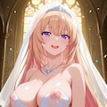 乳首丸見えのウェディングドレスを着た帆波ちゃんと結婚したい 7枚目