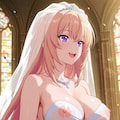 乳首丸見えのウェディングドレスを着た帆波ちゃんと結婚したい 9枚目