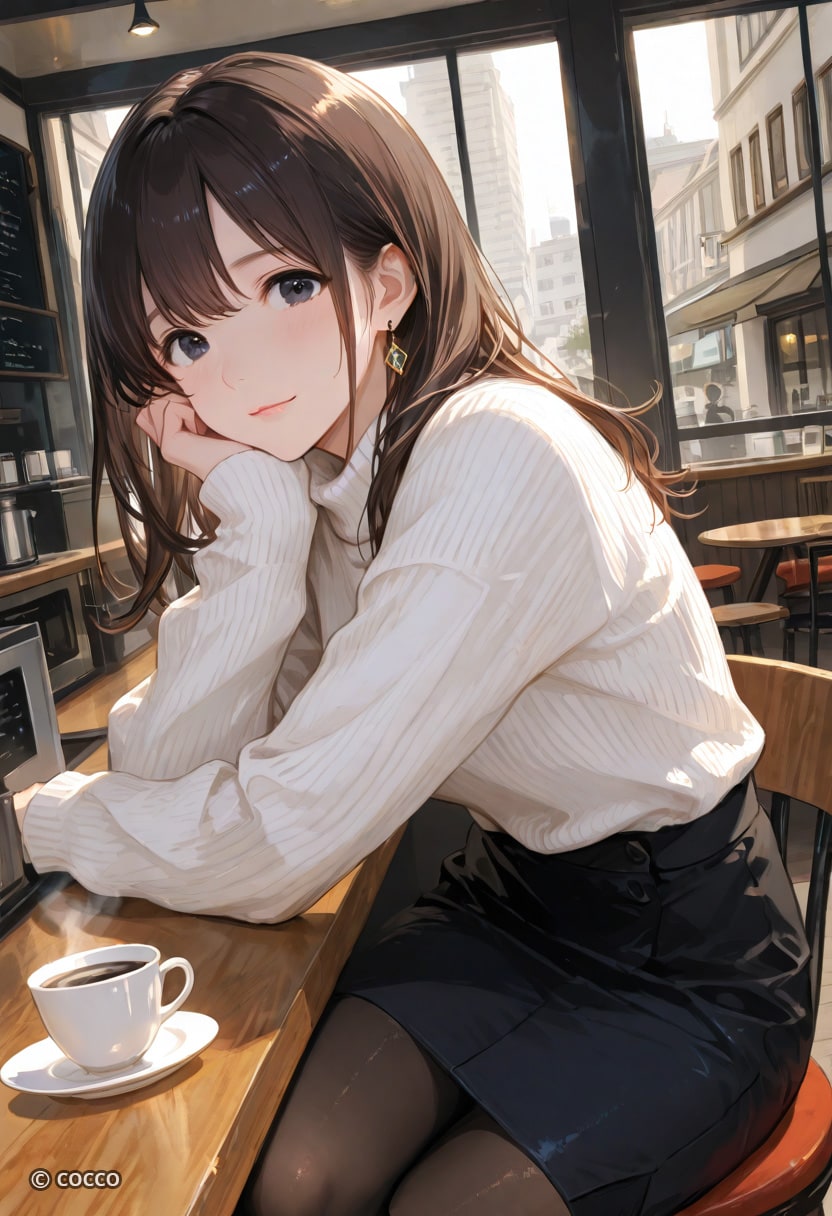 コーヒータイム | の人気AIイラスト・グラビア