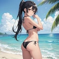 ビーチにて 2枚目