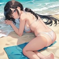 ビーチにて 3枚目