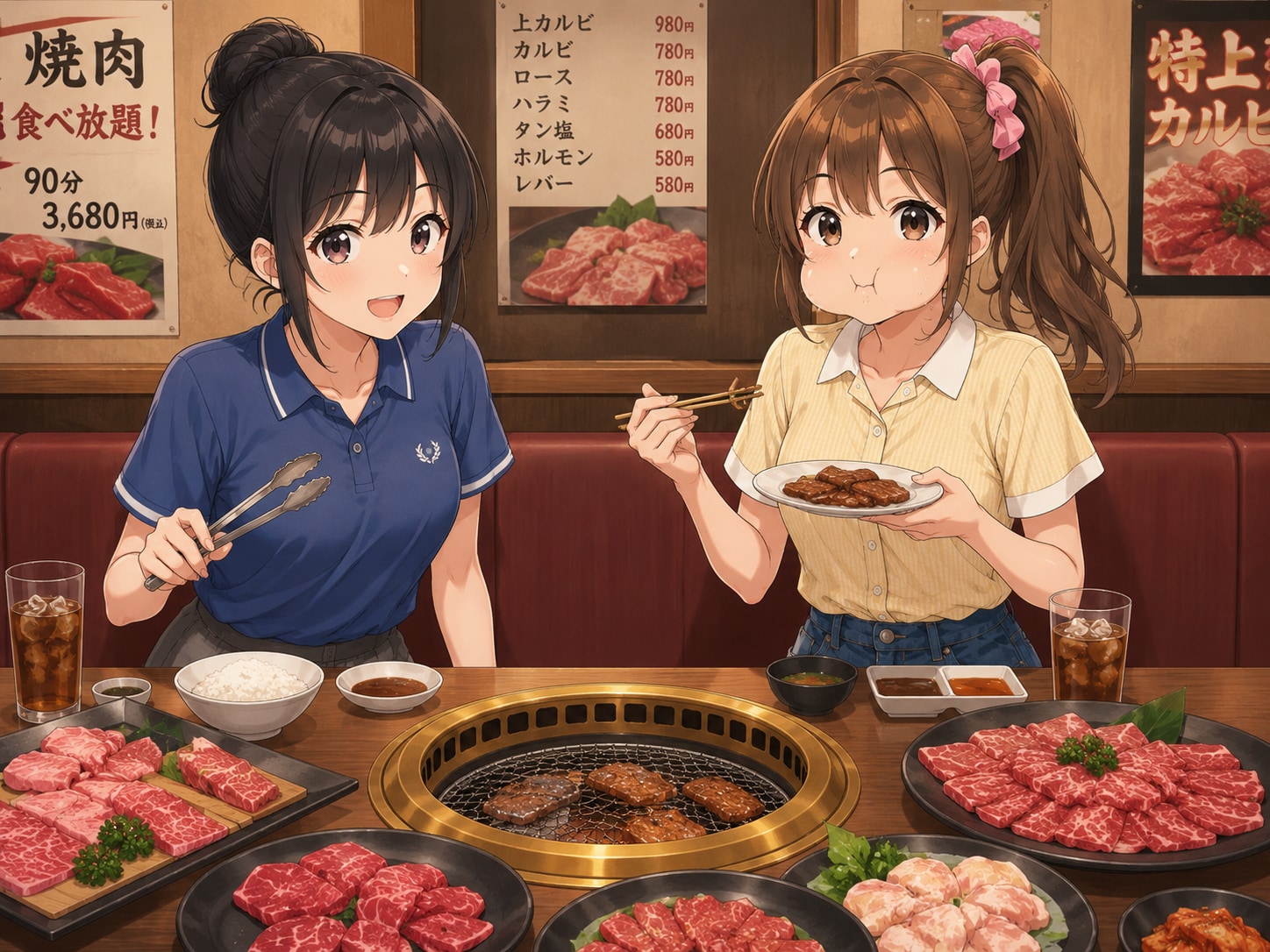 ご褒美は焼き肉！ | の人気AIイラスト・グラビア