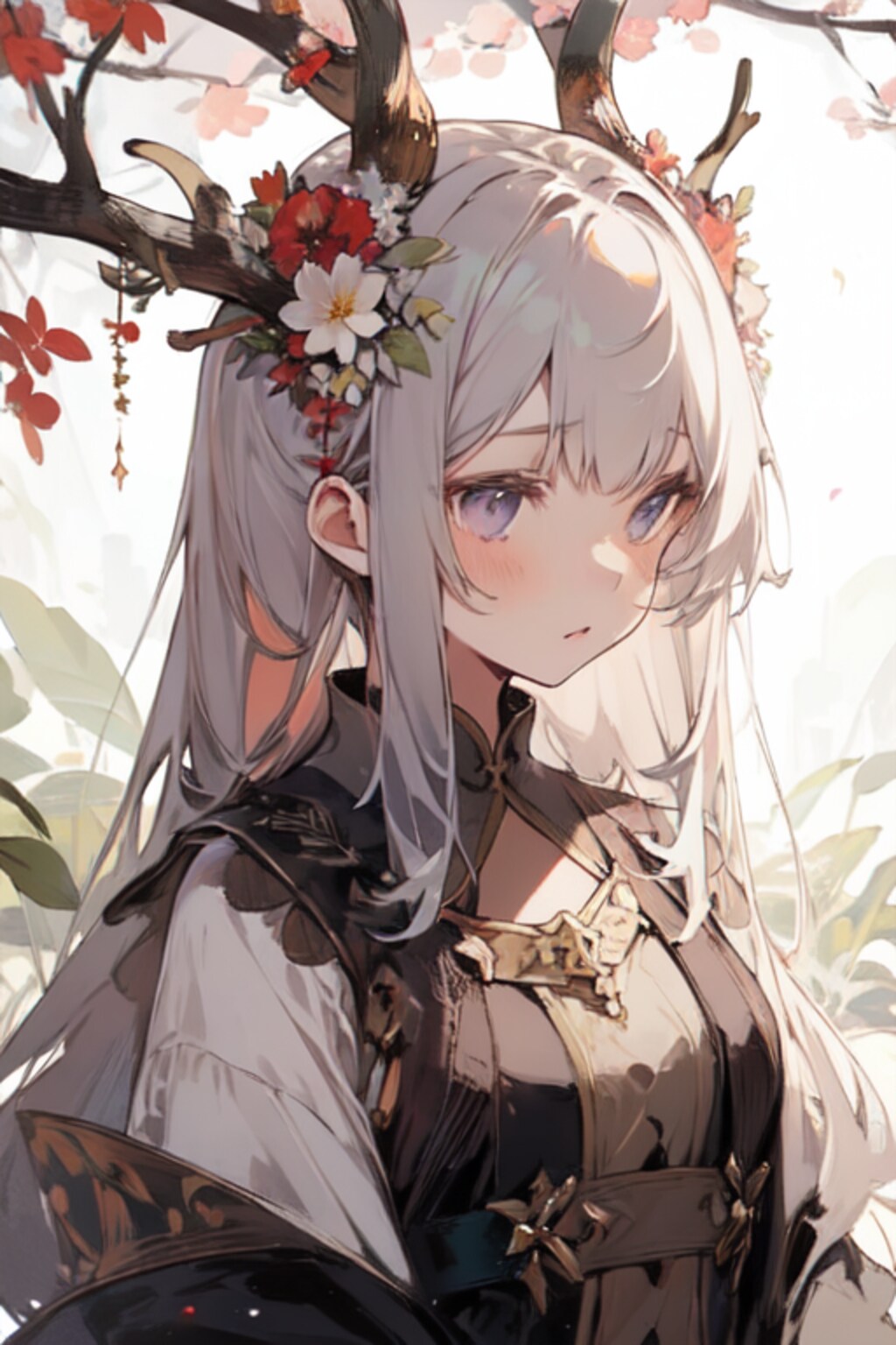 色づきの枝