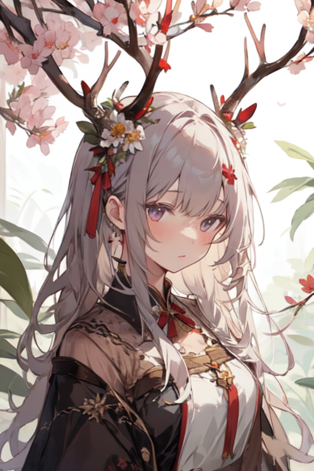 色づきの枝