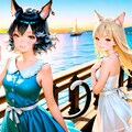夏休みの避暑地にて（はやくおいでよ♡） 2枚目