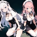 2人のメイドさんたち♪ 2枚目