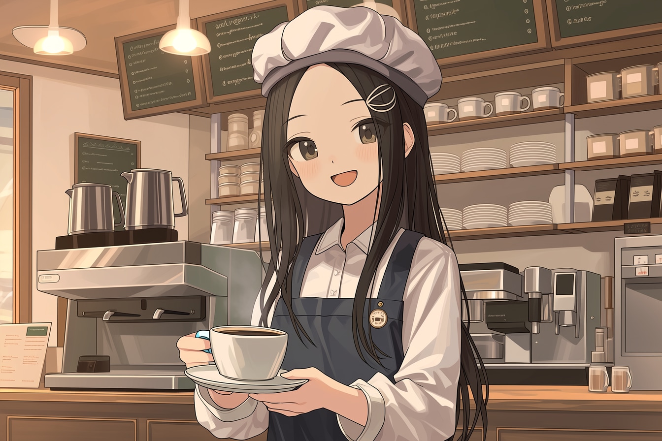 カフェのお姉さん☕✨215 | の人気AIイラスト・グラビア