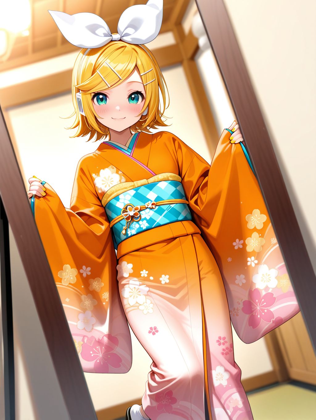 お正月リハーサルリンちゃん