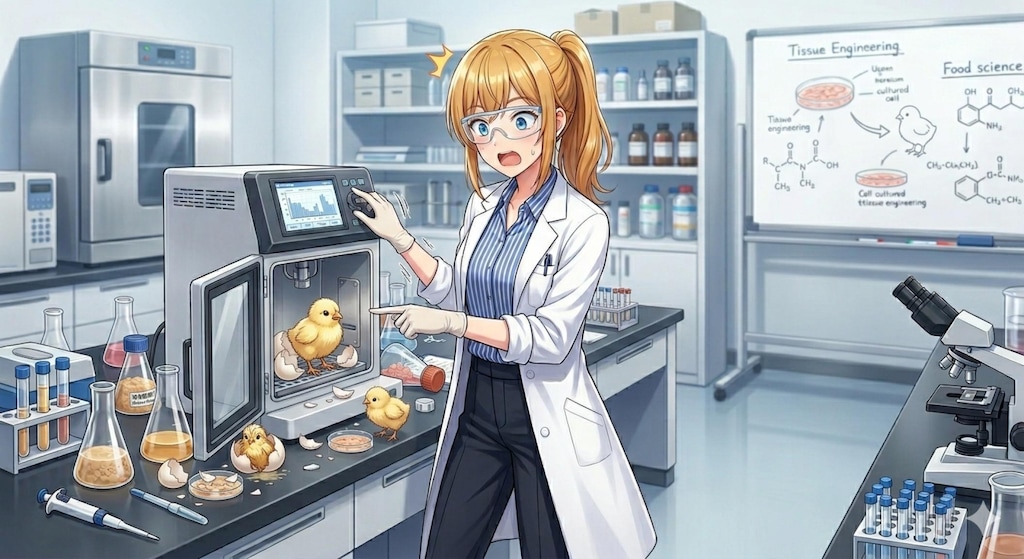 実験室での大惨事🤣🐥