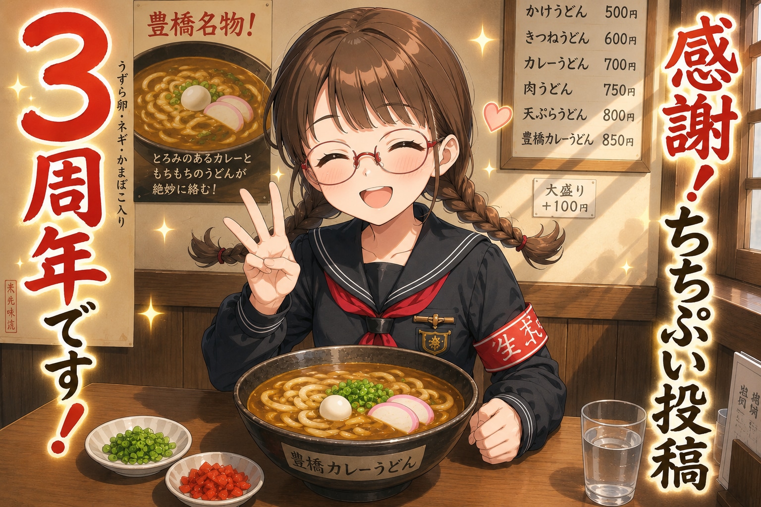 ちちぷい投稿３周年です！～皆さんのお力添えに感謝！～