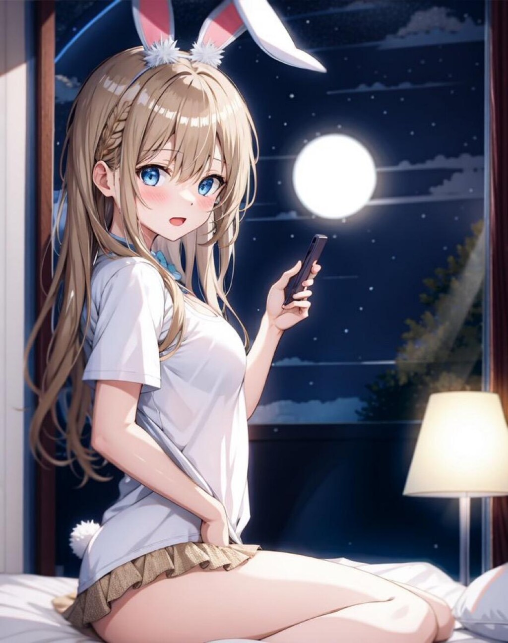 バニーの日なのでウサギしゃんになってみました