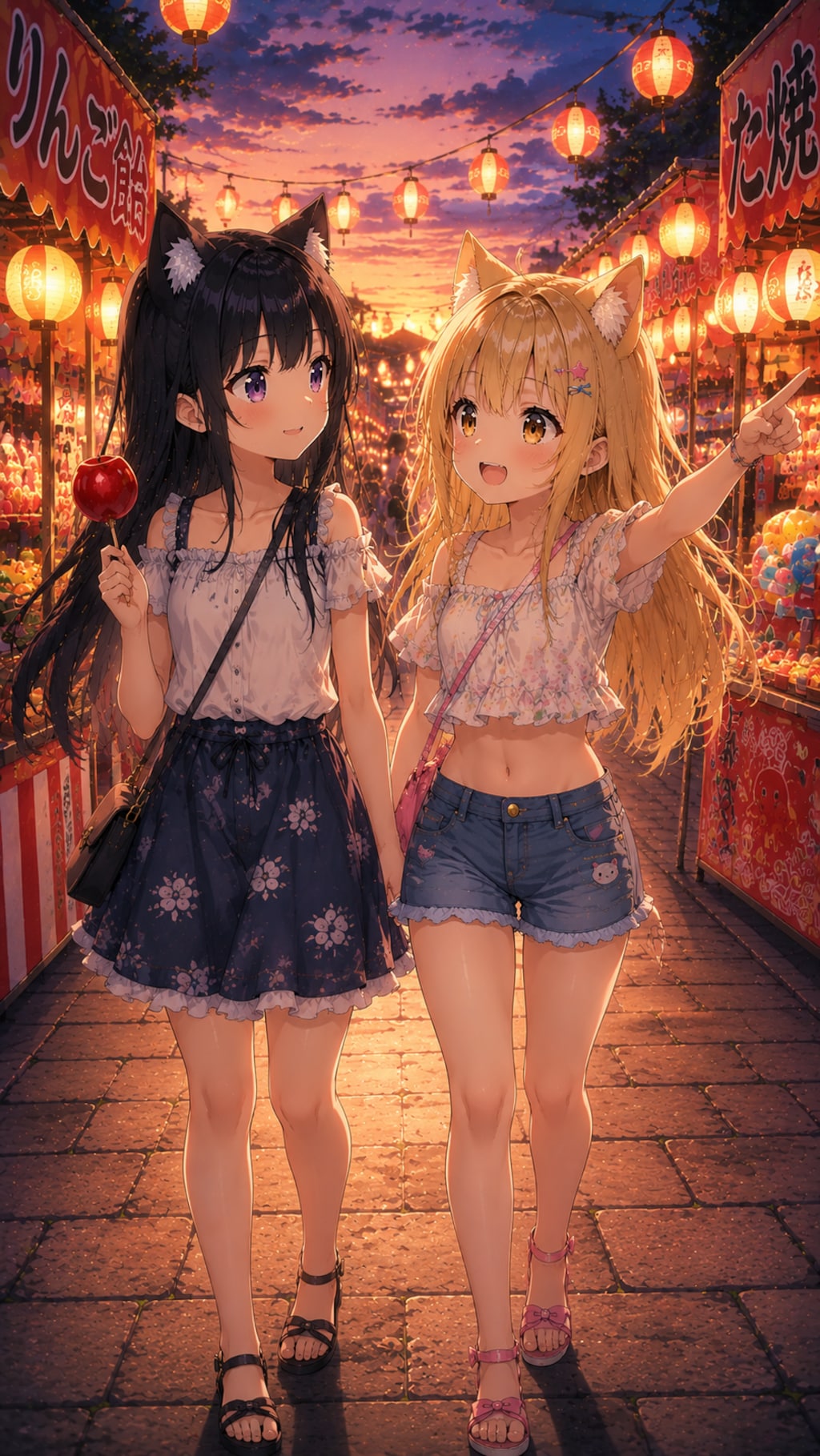 2人の夏祭り♪
