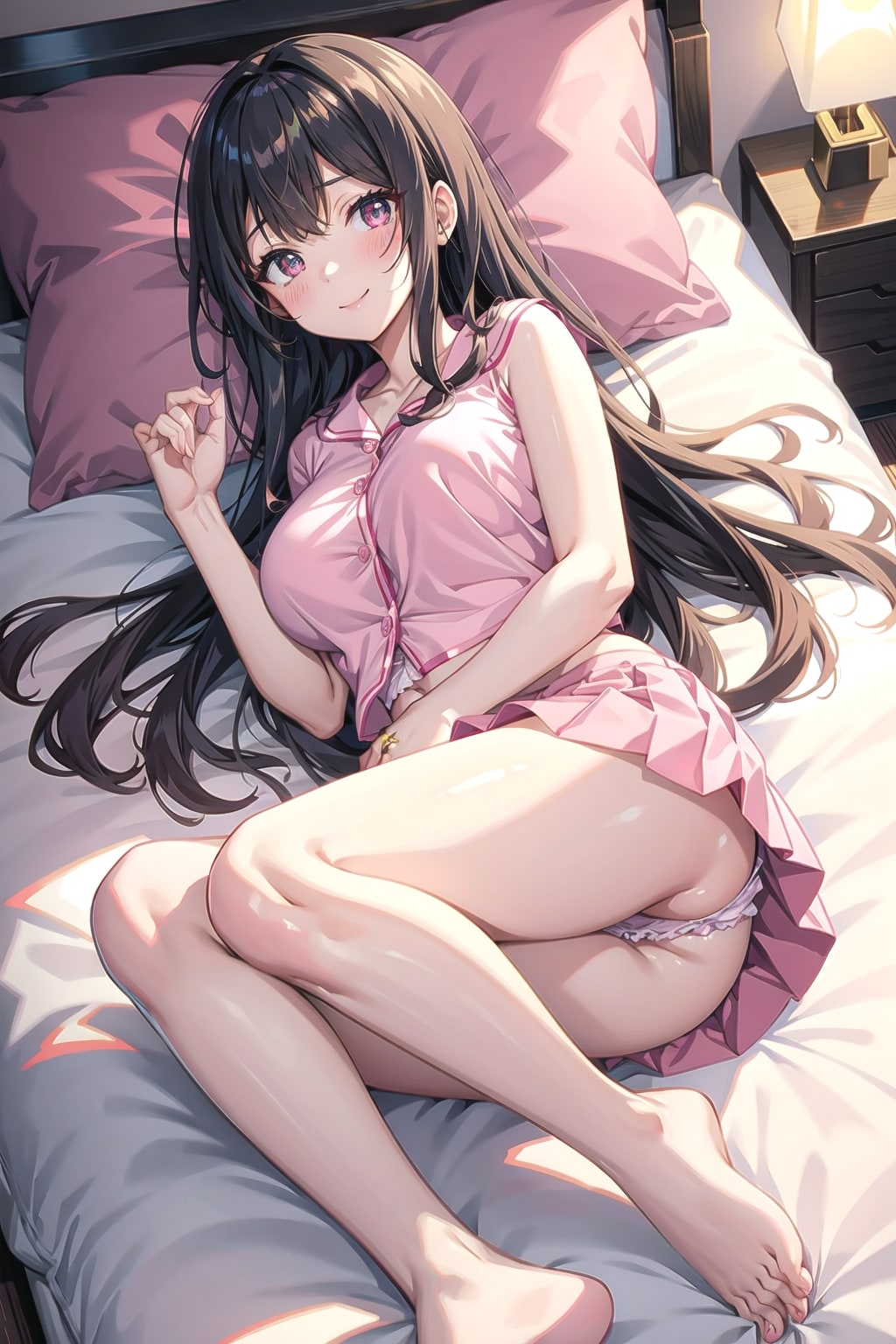 ピンクのパジャマ