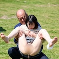 芝生で排泄 10枚目