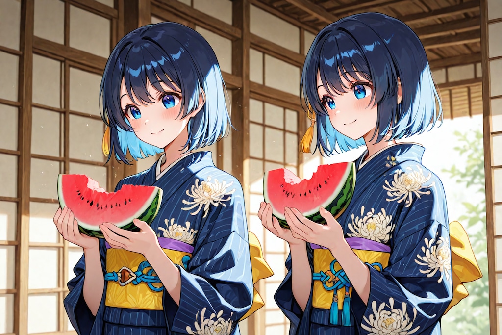 夏の始まりと静かな笑み