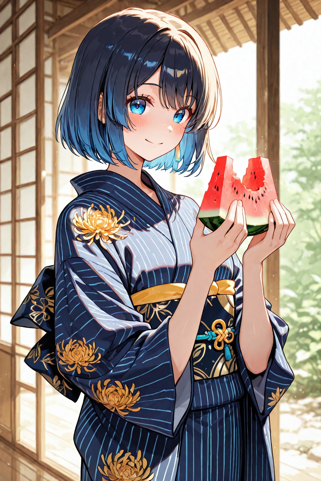 夏の始まりと静かな笑み | の人気AIイラスト・グラビア