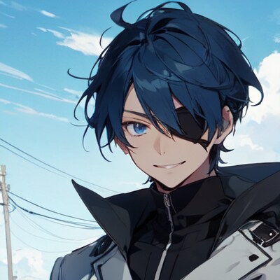 眼帯の少年