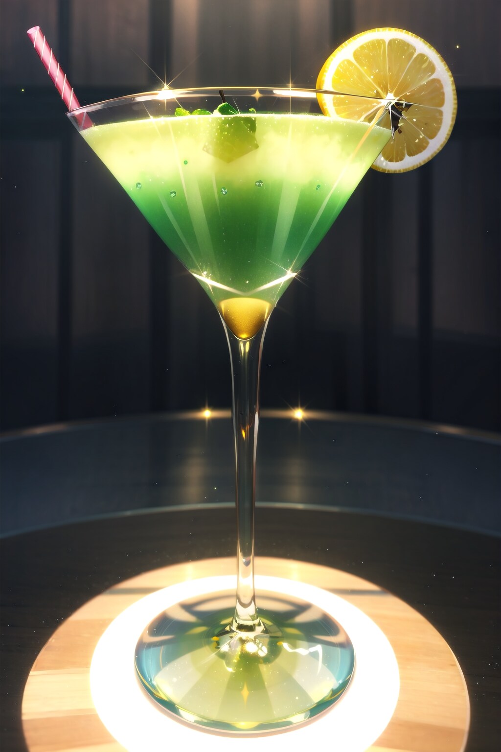 グリーンスパークリングカクテル | の人気AIイラスト・グラビア