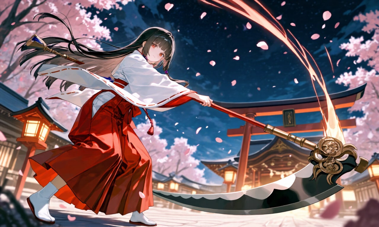 大鎌女子 | の人気AIイラスト・グラビア