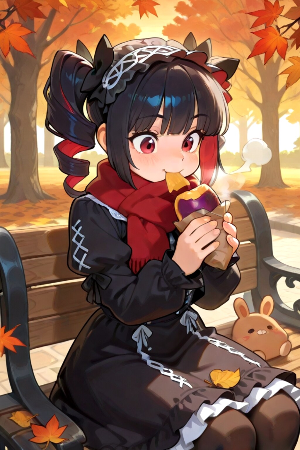 [がぞうどうぞ]ベンチが空きっぽい