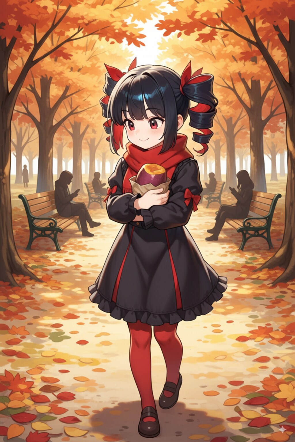 [がぞうどうぞ]ベンチが空きっぽい