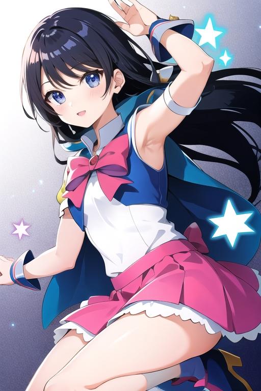 黒髪魔法少女さん