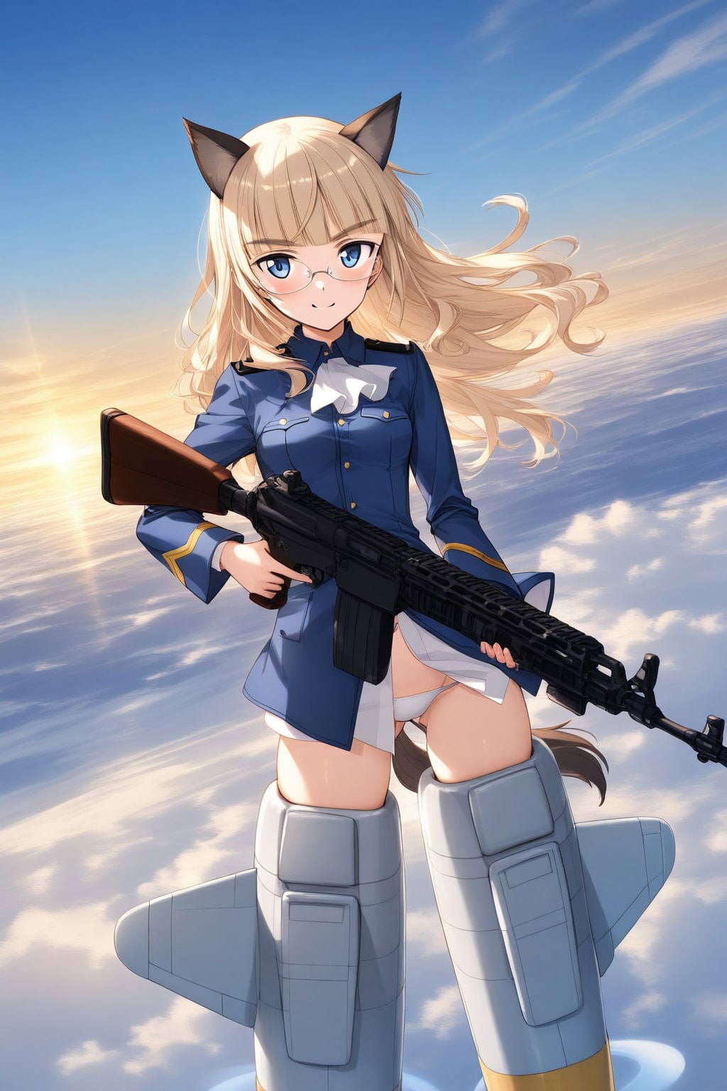 るか子サン！ワタクシが直々に指南役ですわ！　　　　第５０１統合戦闘航空団 ストライクウィッチーズ　　　　🐈 ペリーヌ　クロステルマン 🐈