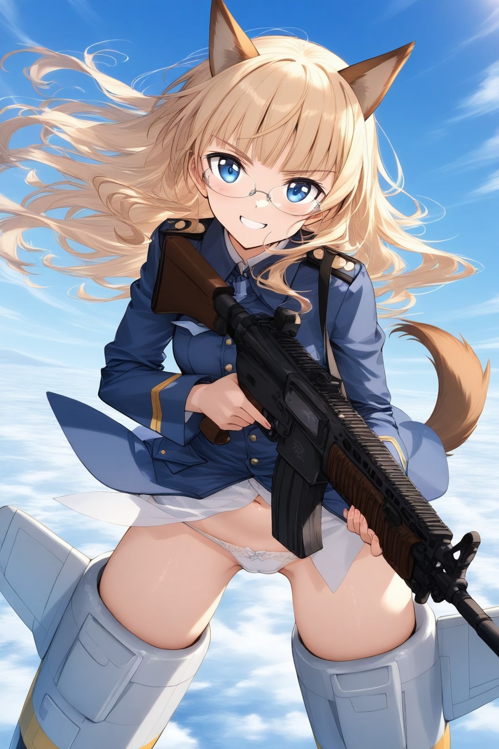 るか子サン！ワタクシが直々に指南役ですわ！　　　　第５０１統合戦闘航空団 ストライクウィッチーズ　　　　🐈 ペリーヌ　クロステルマン 🐈