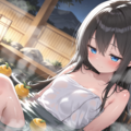 黒髪お嬢様・柚子湯 3枚目