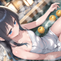 黒髪お嬢様・柚子湯 7枚目