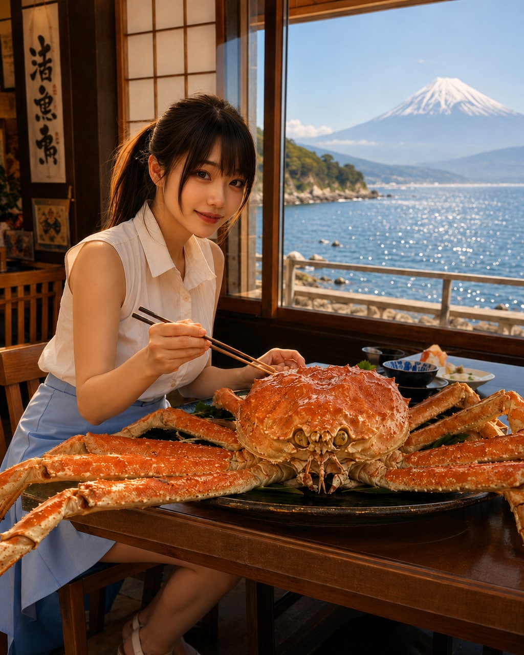 (前の言葉盛込)26.「に」→「西伊豆名物タカアシガニを食す」kiki
