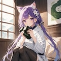 昨日は節分の日だったので恵方巻きを葵ちゃんと絵梨奈ちゃんで生成した結果……。 2枚目