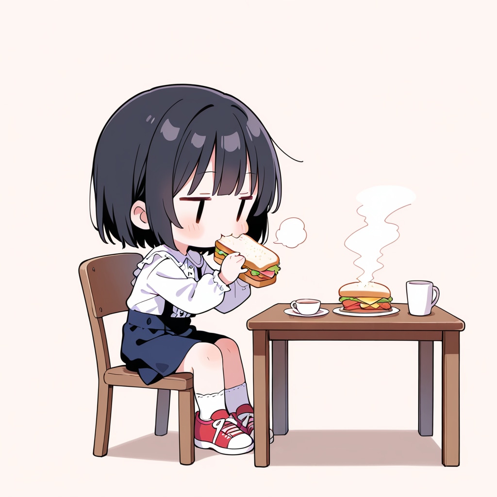 今日のお昼はホットサンド！