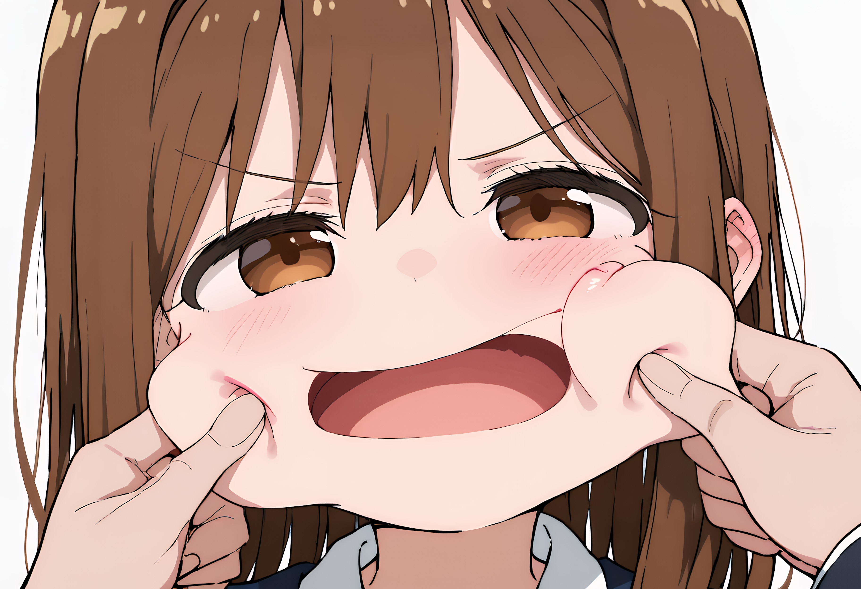 頬つねりの時間です | の人気AIイラスト・グラビア