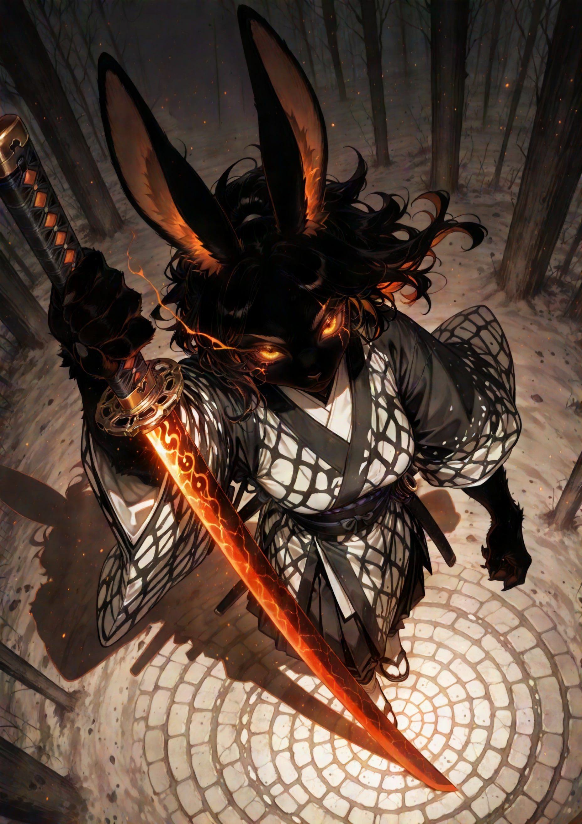 兎刀士 | の人気AIイラスト・グラビア