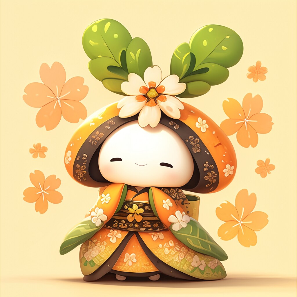 兎やら人参やらミニ和装