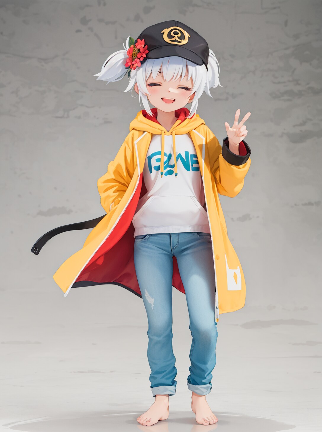 へへっ　ピース！ | の人気AIイラスト・グラビア