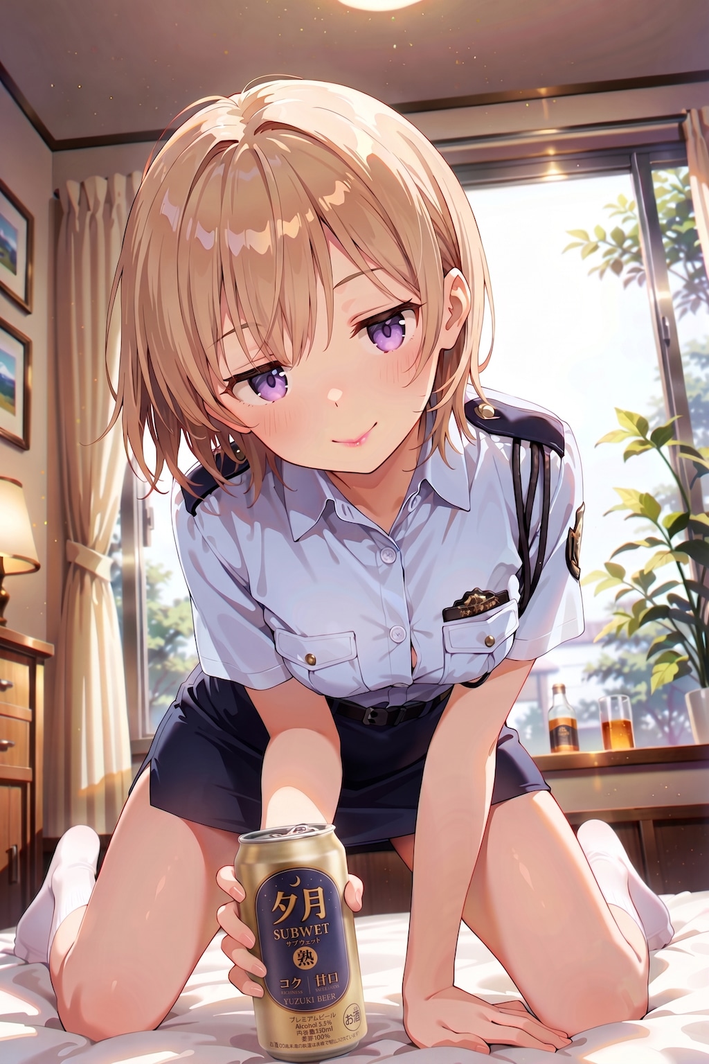 ジト目婦警さんとビール ～乾さつきのドライな日常～ Z722