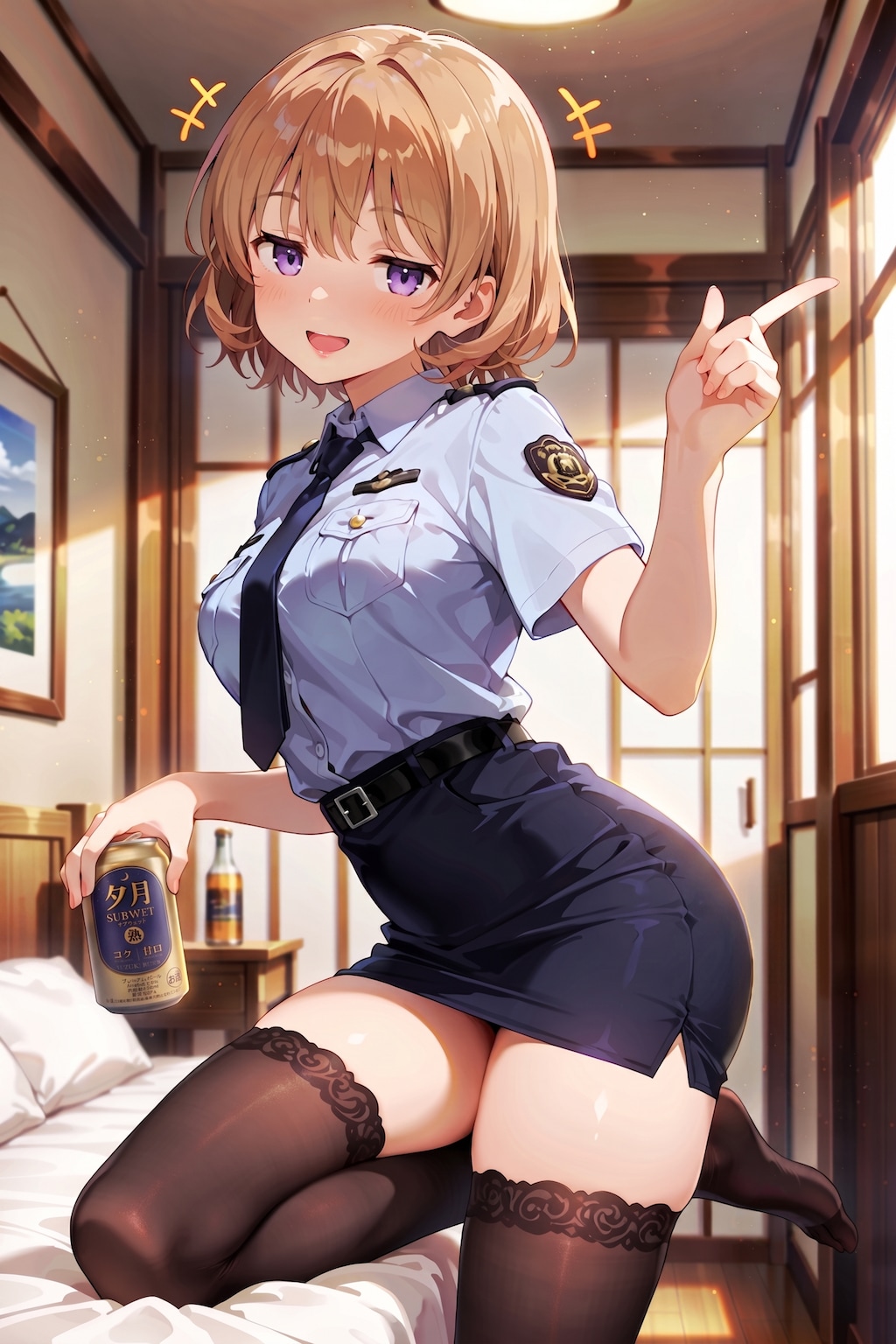 ジト目婦警さんとビール ～乾さつきのドライな日常～ Z722