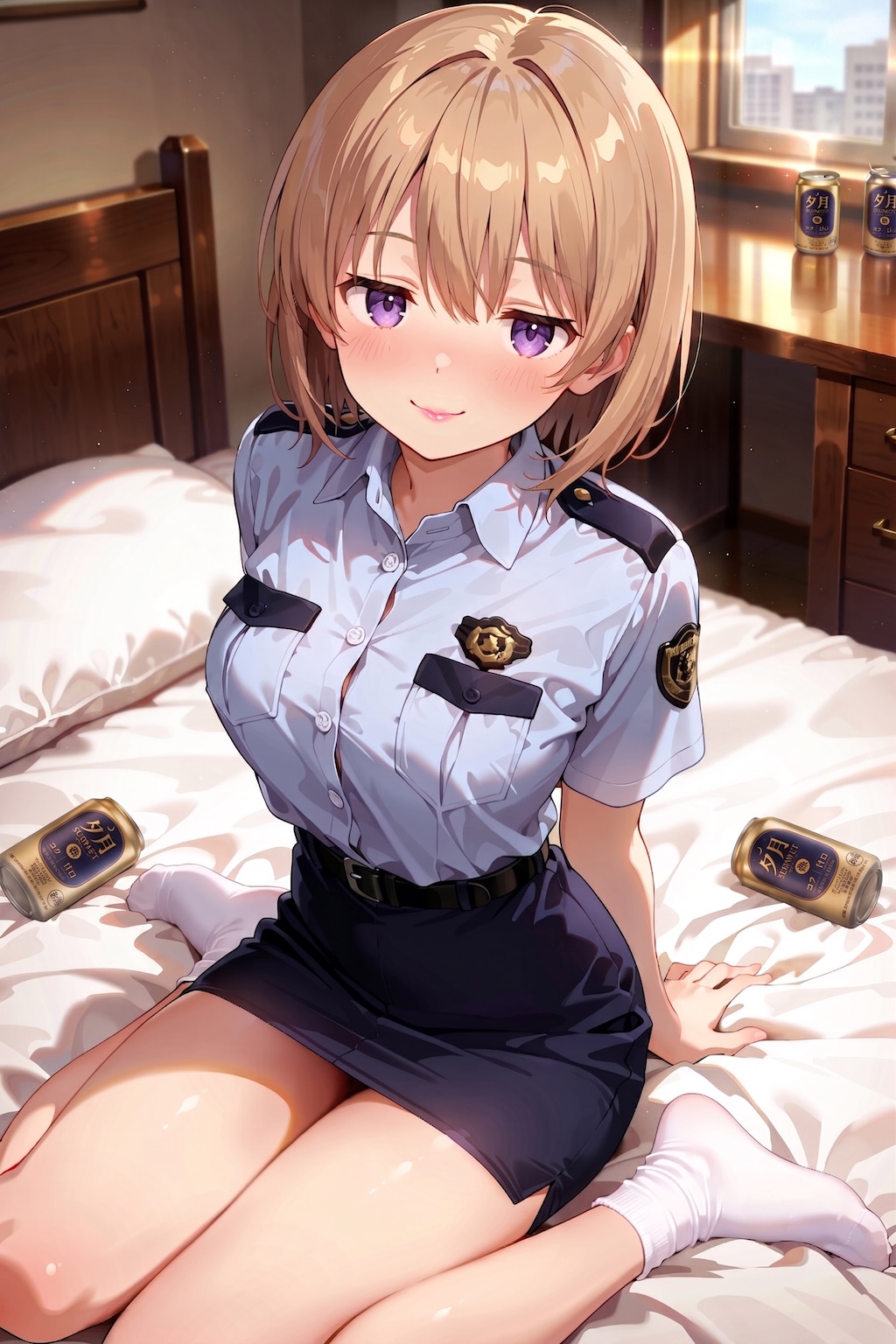 ジト目婦警さんとビール ～乾さつきのドライな日常～ Z722